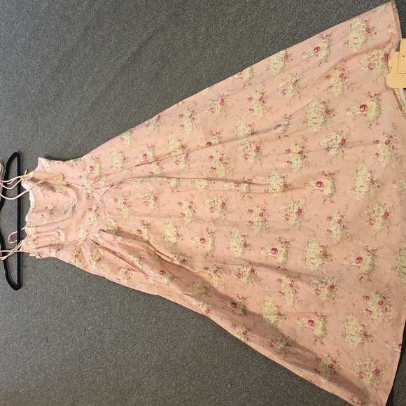 Lacemade Floral Pink Dress - Picture 1 of 9